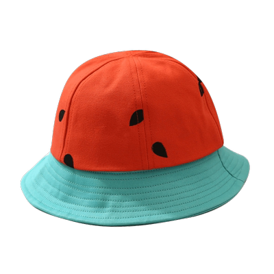 1-5春秋薄款西瓜防晒遮阳渔夫帽