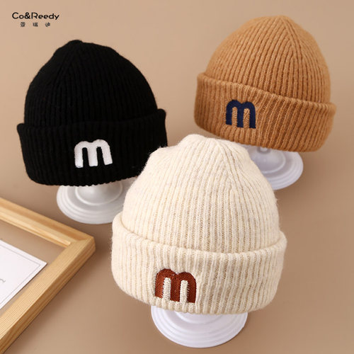 儿童帽子秋冬款男女宝宝毛线帽