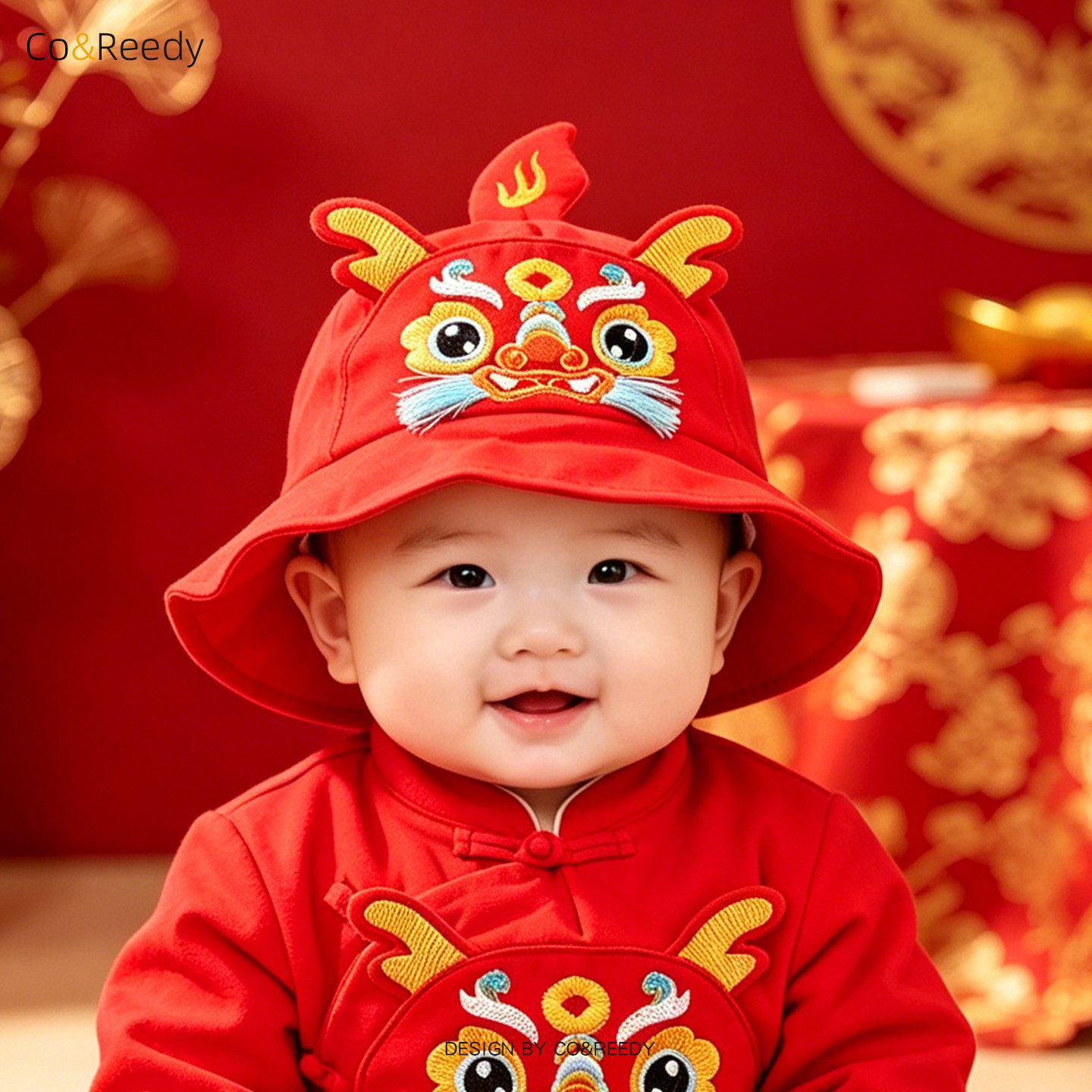 婴儿帽子春秋款小月龄宝宝遮阳帽