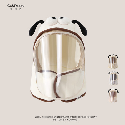 儿童帽子秋冬季宝宝围巾一体帽