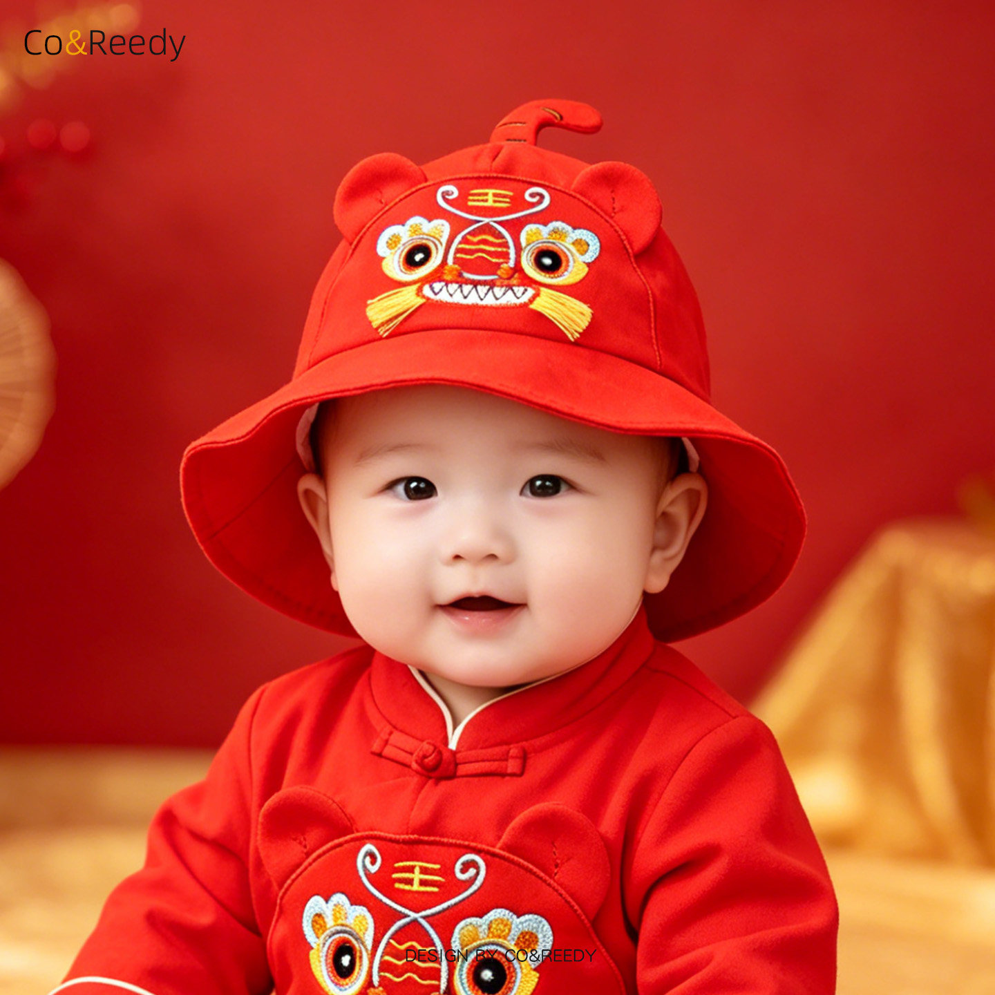 婴儿帽子春秋款小月龄宝宝遮阳帽