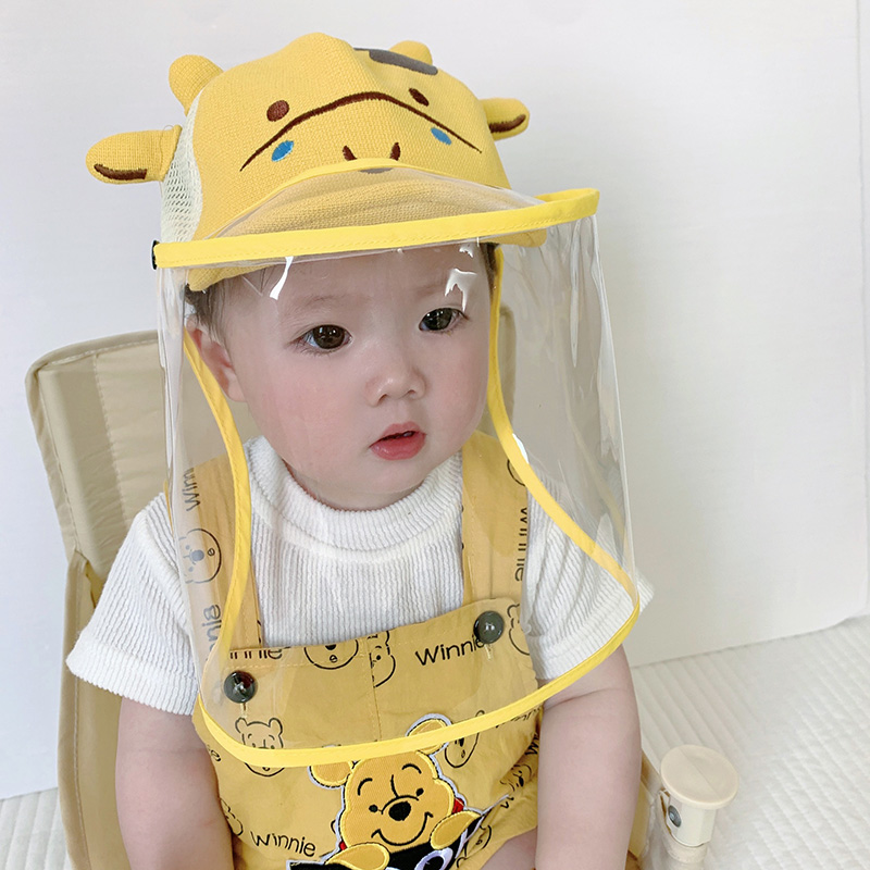 婴儿防护面部罩防飞沫面罩防疫帽