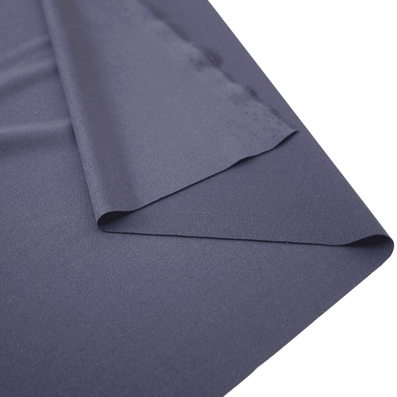 半米价深藏青色直贡呢 弹力针织布料打底衫内衣裙子服装面料泳装
