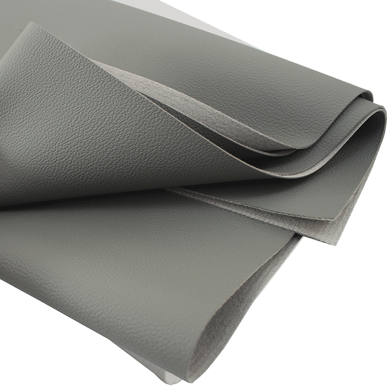 半米价 中灰色1mm加厚超纤皮革面料汽车坐垫沙发硬包软包皮革仿真