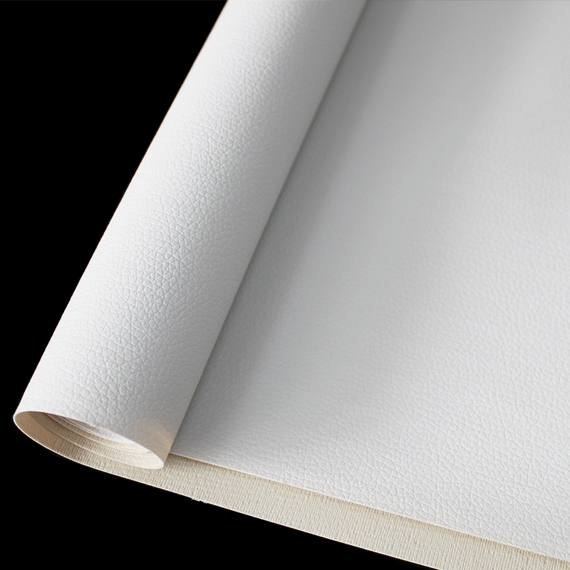 半米价 乳白色pvc人造革皮革面料pu皮软硬包背景墙仿真皮软包翻新