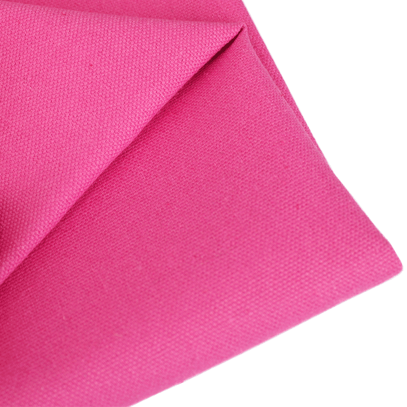 半米价 深粉色纯棉帆布布料做包diy桌布窗帘布沙发布靠垫加厚耐磨