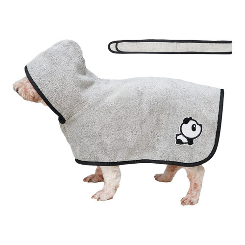珊瑚绒狗狗衣服狗狗浴袍披风