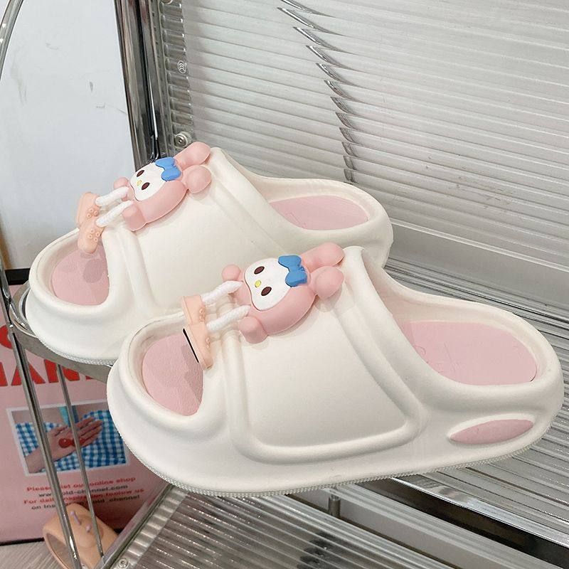 EVA防滑不臭踩屎感可爱拖鞋女学生室内外穿厚底居家宿舍凉拖