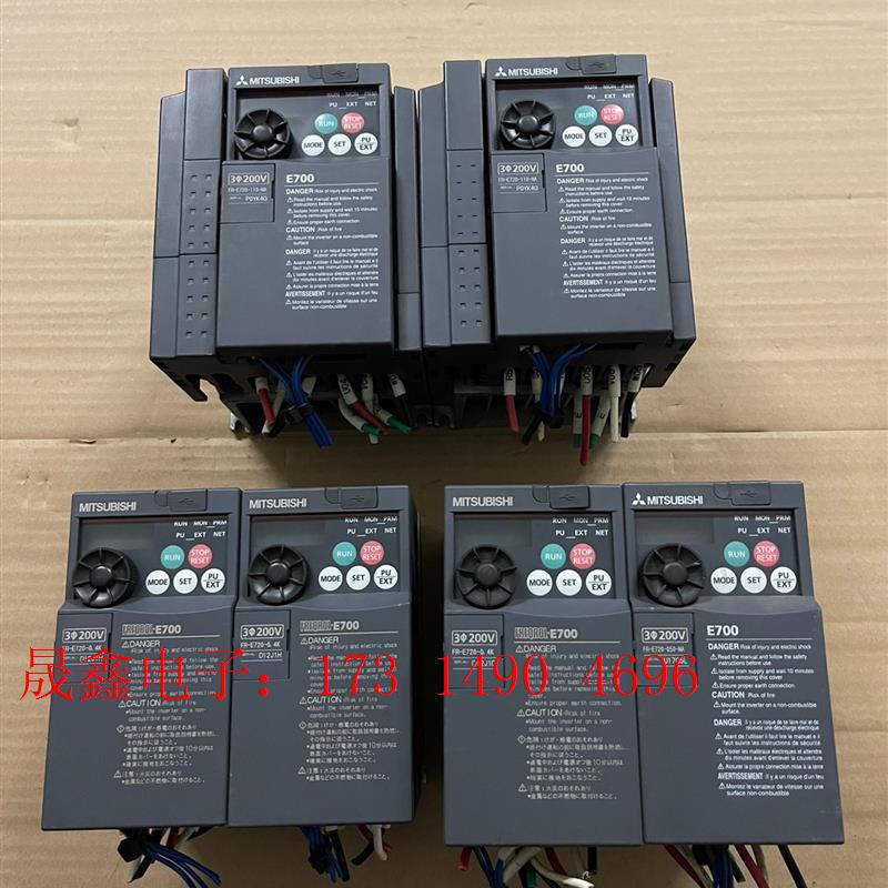 三菱变频器E720-2.2和0.75K跟0.4K 上电功能完【询价产品】