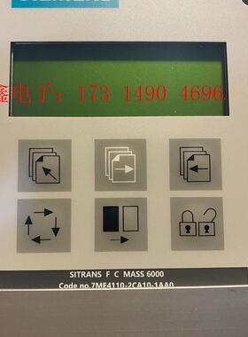 MASS6000质量流量  7ME4110-2CC10-1A【询价产品】