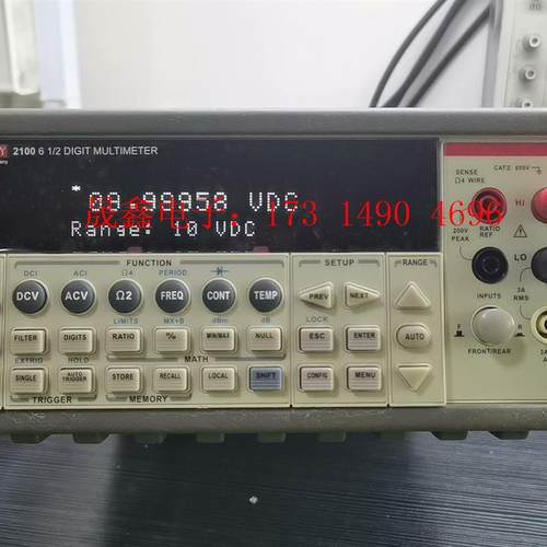KEITHLEY2010 六位半表,很好,简单测试了一下【询价产品】