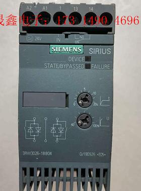 SIMENS软启动3RW3026-1BB04【询价产品】