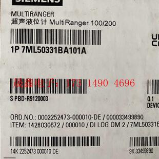 询价产品 1BB系列液位计SIMENS液位 7ML5033 SIMENS超声液位计