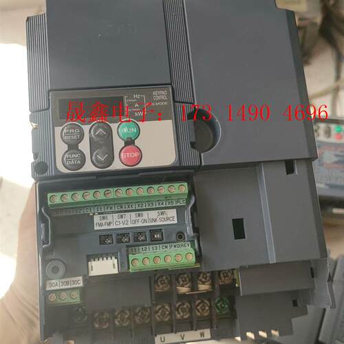 富士E1S-3.7KW变频器一台,自定义,缺端盖,功能包【询价产品】