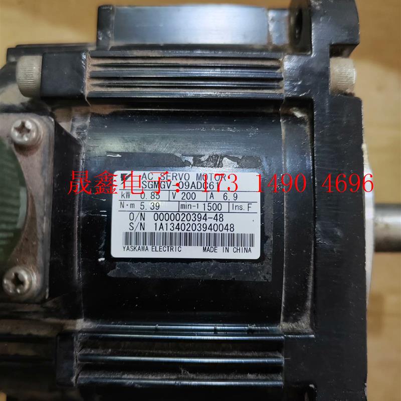 安川850w电机SGMGV-09ADC61,原装拆,如图【询价产品】