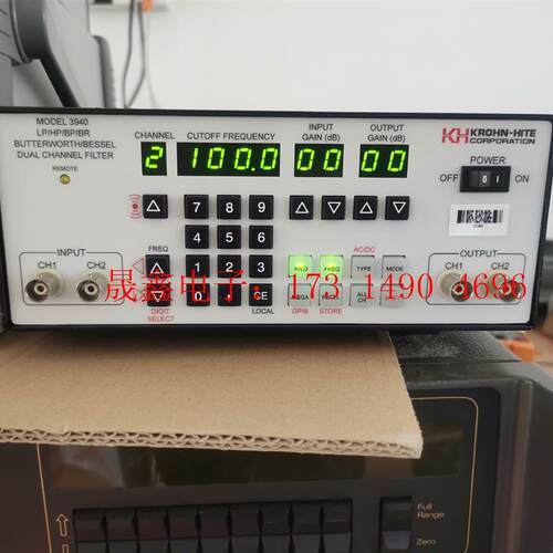 KROHN-HITE Model 3940高通/低通 巴特沃【询价产品】