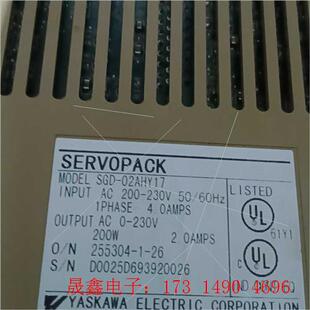 询价产品 现货 02AHY17伺服驱动器200W SGD
