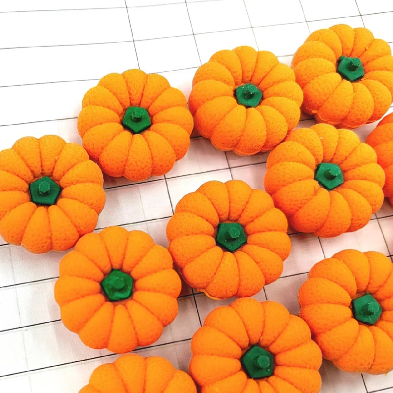 万圣节鬼节橡皮南瓜橡皮学生奖品 礼品橡皮学习儿童文具