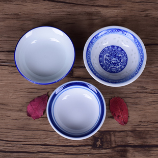 味碟子小号圆形陶瓷中式传统怀旧简约景德镇青花瓷调料碟酱油醋碟
