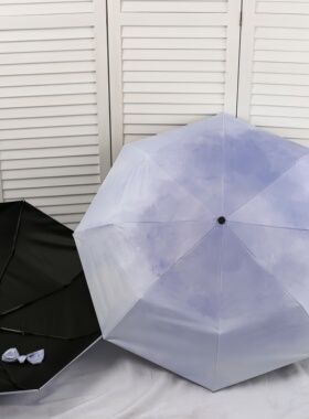 紫薄汗自动雨伞ins小众卡通水豚晴雨两用伞抗风耐用遮阳伞学生