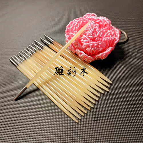 骆驼骨成品定制编织套装毛衣针