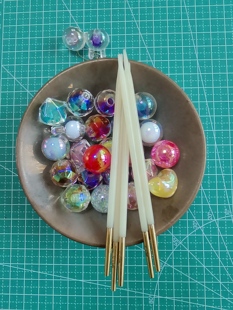 透料骨针毛衣针棒针环形针袖子针定制牛骨编织工具套装织毛衣