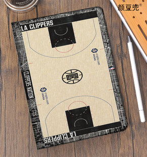 快船队球场地板 伦纳德 mini6动漫周边ipad10.2适用于matepad pro11小米6pro荣耀V8保护套air4/5 10.9第十代