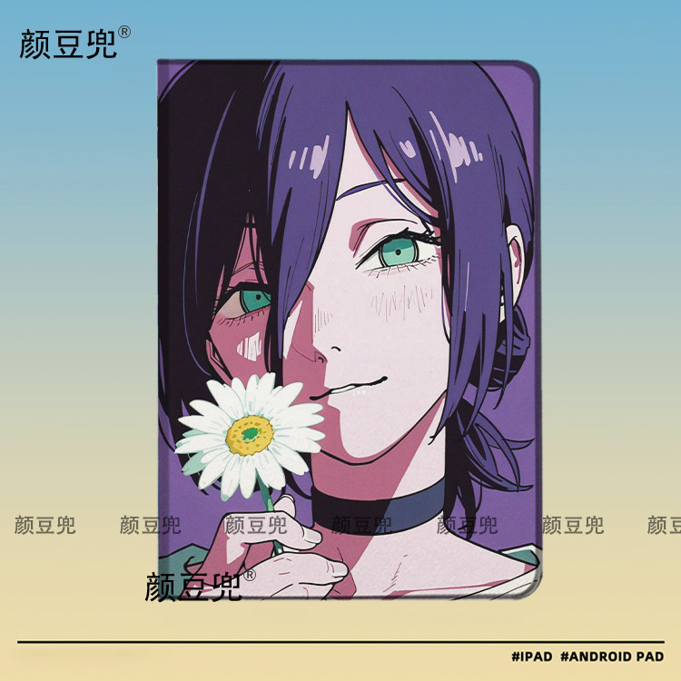 蕾塞 电锯人 动漫周边小米7pro保护套ipadA16 789 10.2适用10.9air6/7第十代matepad pro13.2笔槽9.7mini6/7