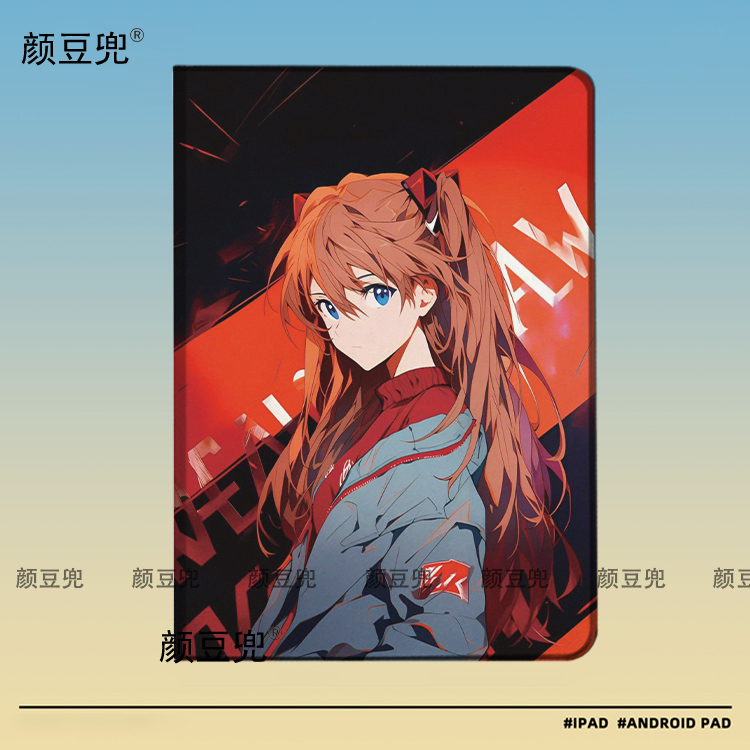 福音战士 明日香 游戏周边ipad789 10.2适用于mini6/7小米7pro保护套Air4/5 10.9第十代matepad pro13.2华为