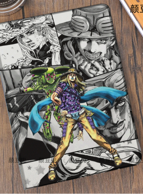 杰洛齐贝林JOJO飙马野郎 保护套ipadA16 10.2适用10.9air6/7第十代matepad华为11.5S动漫周边mini6/7小米7pro