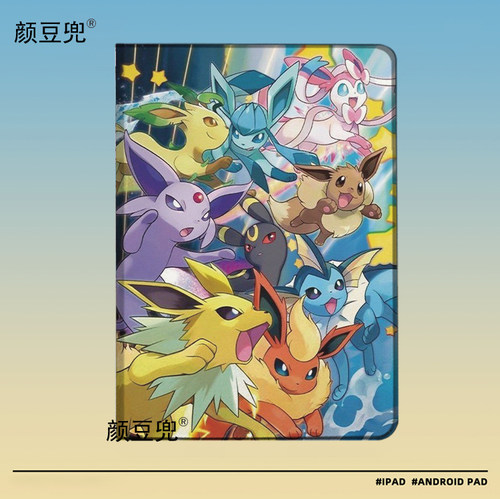 伊布matepad pro11笔槽9.7mini5/6小米6pro荣耀V8pro宝可梦 动漫周边ipad10.2适用于air4/5 10.9第十代保护套