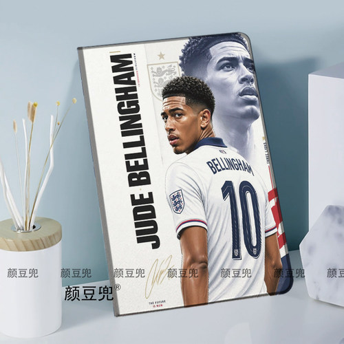 英格兰Bellingham贝林厄姆足球周边mini7小米7pro保护套ipadA16 10.2适用10.9air6/7第十代matepad pro11华为