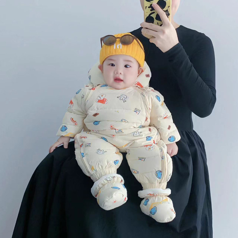 清仓婴儿羽绒服连体衣2026