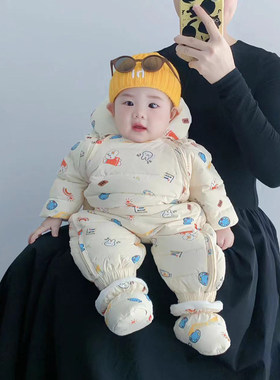清仓婴儿羽绒服连体衣2026