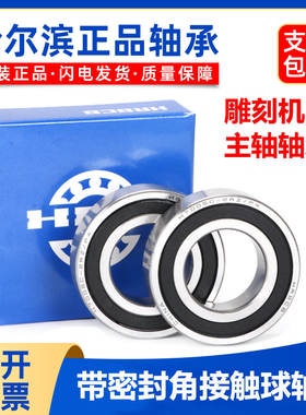 哈尔滨角接触带密封轴承H 7207 7208 7209 7210 7211C-2RZ/P4DBB