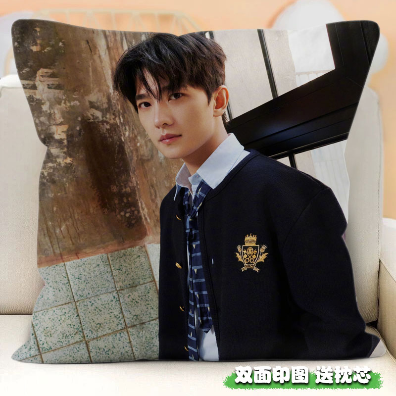 杨洋明星同款周边粉丝应援正方形抱着超软卧室睡觉枕头定制方形枕
