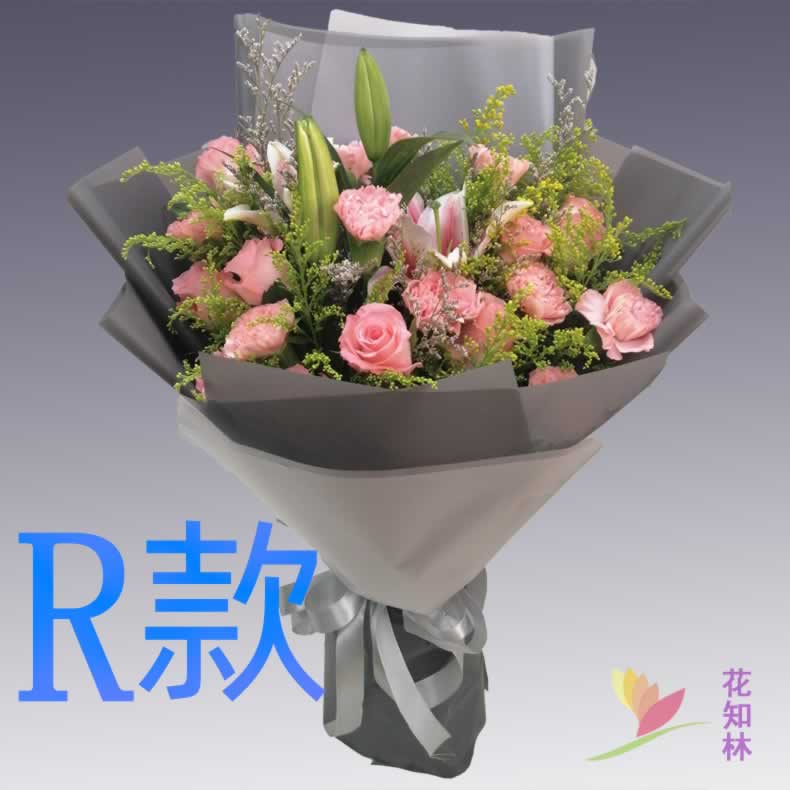 生日求婚白百合广西桂林花店送花全州县兴安县永福县同城鲜花快递