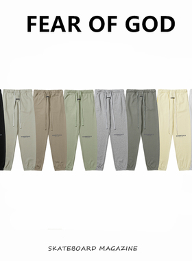 FEAR OF GOD FOG复线ESSENTIALS秋季休闲长裤高街宽松男女卫裤潮