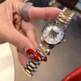 Gucci, розовый циферблат, модный изысканный стальной ремешок, кварцевые женские часы