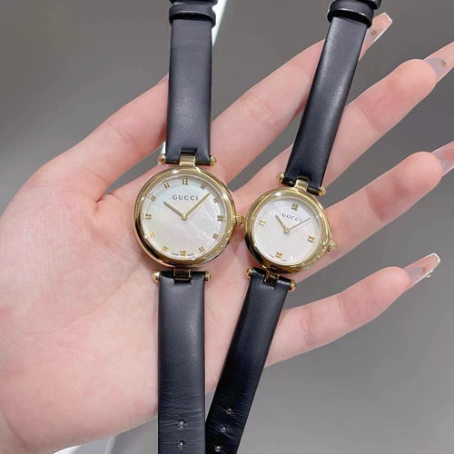 Gucci, циферблат, ремень для отдыха, кварцевые женские часы, маленький циферблат