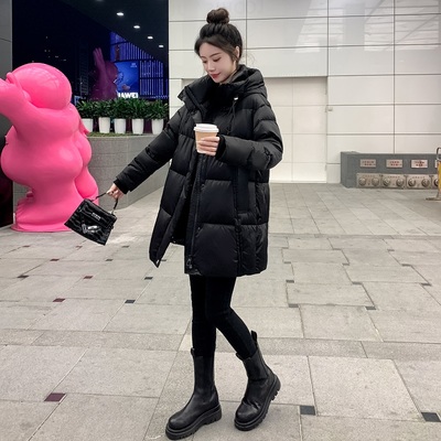 羽绒服女中长款2025新款冬季加厚