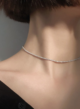 满天星项链女ins简约冷淡风颈链短款锁骨链气质轻奢项圈