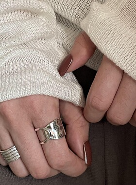 饰尚e族上手美爆镂空戒指女混搭叠戴欧美街头潮酷ins开口食