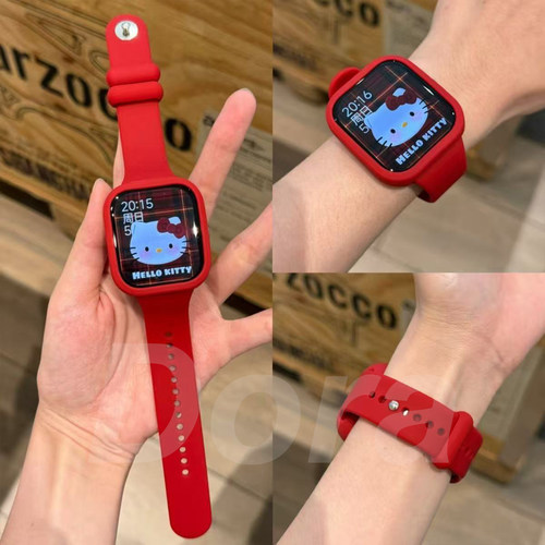 适用红米watch6简约可爱硅胶表带