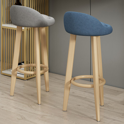 北欧现代简约铁艺吧台椅