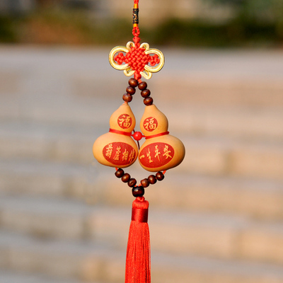 天然葫芦挂件汽车相伴一生平安