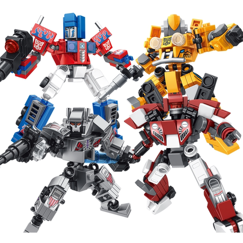 玩具模型擎天柱益智拼装英雄联盟