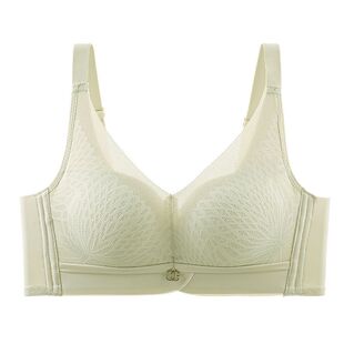 无钢圈文胸罩小胸加厚3CM深V聚拢上托收副乳调整型女性感蕾丝内衣