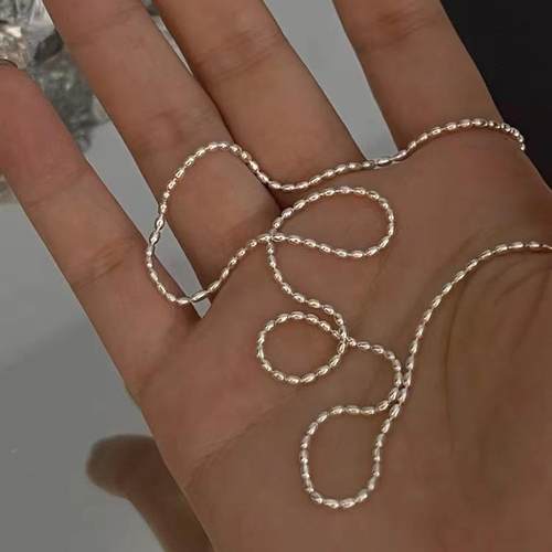 925银米珠链女爆款项链