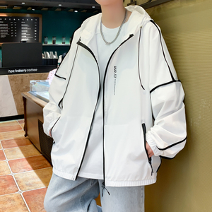 青少年夏季防晒服12岁男孩初中学生13轻薄款透气外套15大童防晒衣